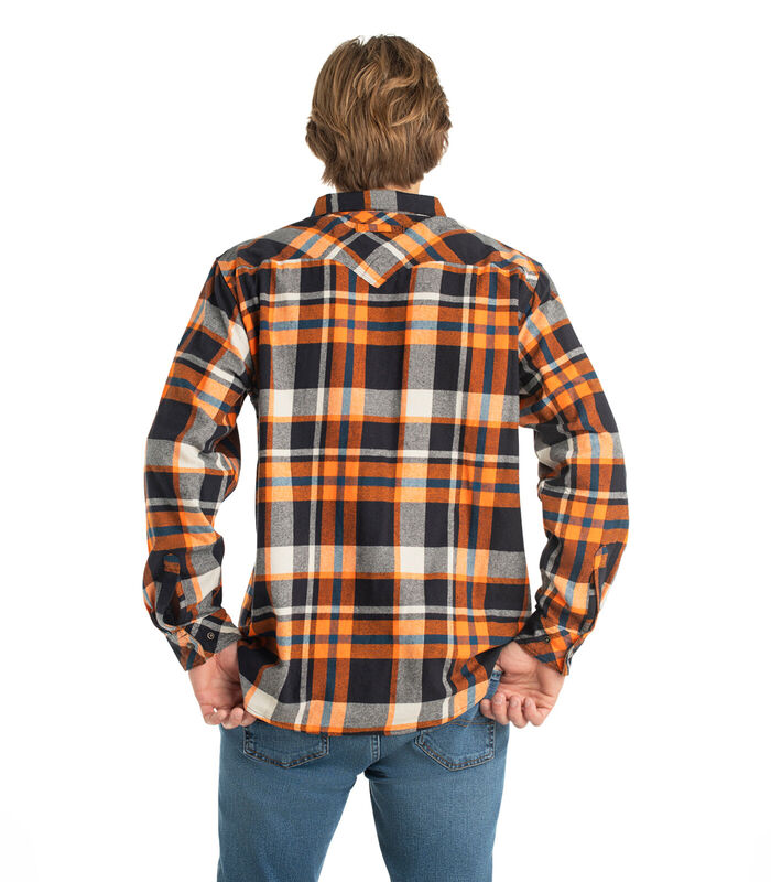 Men's Shotgun Western Flannel Shirt image number 3