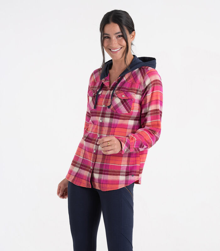 Women's Lumber Jane Hooded Flannel Shirt image number 2
