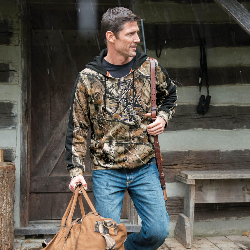 Men's Heavyweight Outfitter Camo Hoodie image number 2