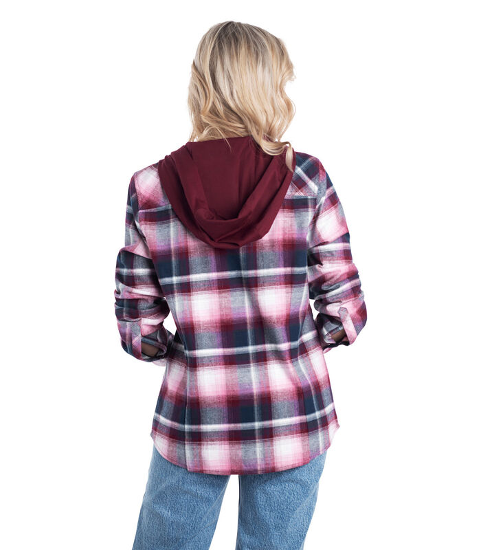 Women's Lumber Jane Hooded Flannel Shirt image number 4