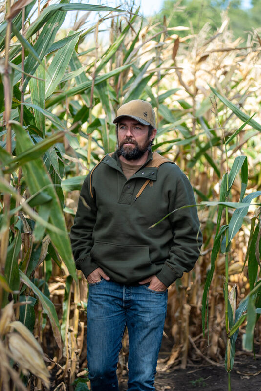 Men's Tough as Buck 1/4 Zip Action Hoodie image number 2