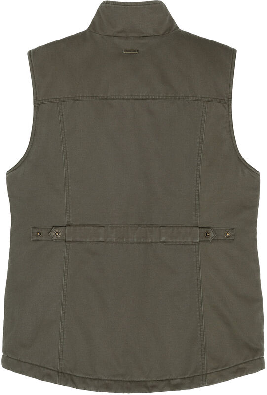 Women's Concealed Carry Saddle Country Waxed Cotton Blend Vest image number 2