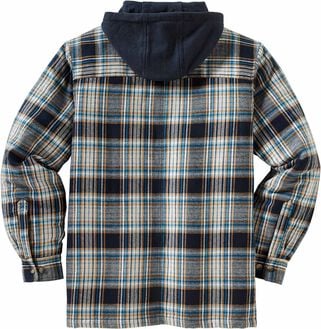 Men's Maplewood Hooded Flannel Shirt Jacket