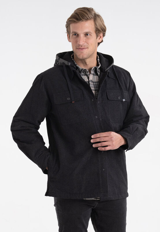 Men's Concealed Carry Maplewood Hooded Shirt Jacket image number 3