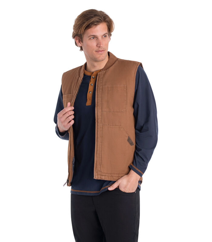 Men's Canvas Cross Trail Workwear Vest image number 3