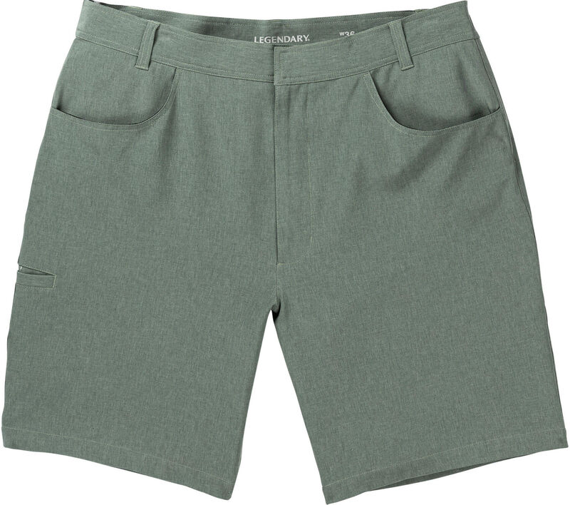 Men's Water Activated Fish Print 9 Inch Inseam Boardshort image number 0