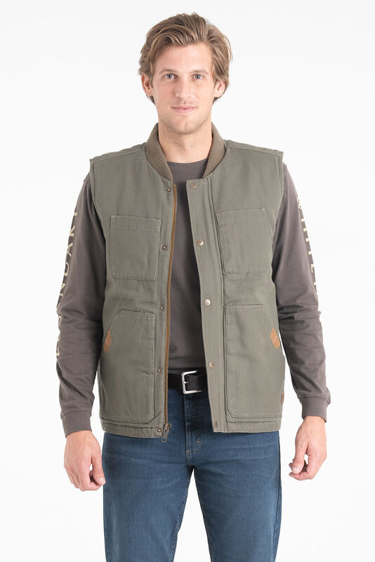 Men's Concealed Carry Canvas Cross Trail Vest image number 4