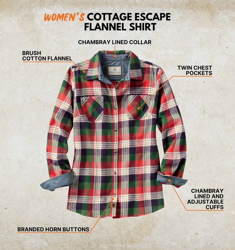 Women's Cottage Escape Flannel Shirt image number 2