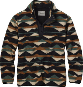 Legendary Outdoors Men's Sherpa Fleece Snap Up Pullover