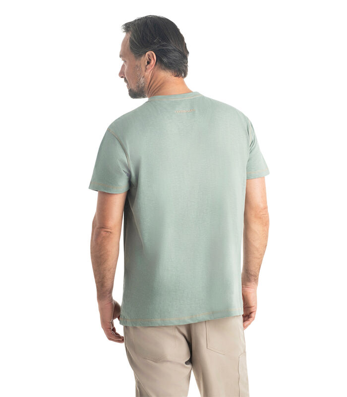 Men's Maverick Slub Henley Short Sleeve Shirt image number 4