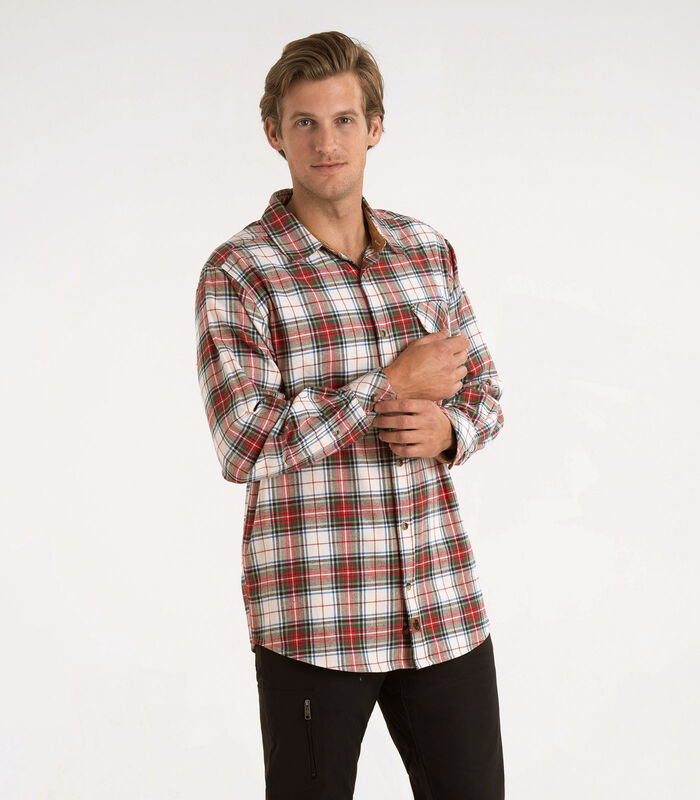 Men's Buck Camp Flannel Shirt image number 6
