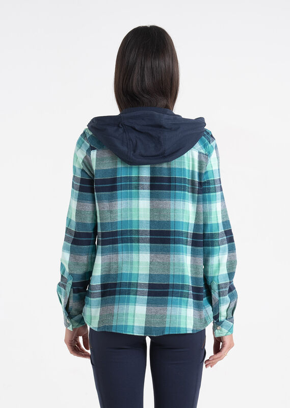 Women's Lumber Jane Hooded Flannel Shirt image number 3