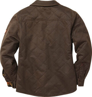 Men's Quilted Journeyman Flannel Lined Shirt Jacket