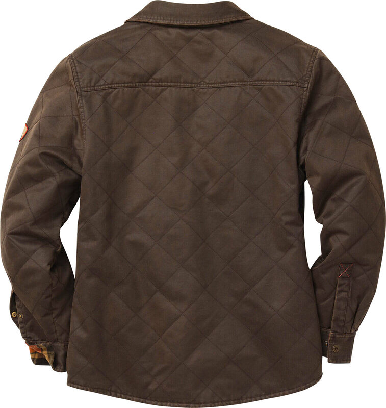 Men's Quilted Journeyman Flannel Lined Shirt Jacket image number 1