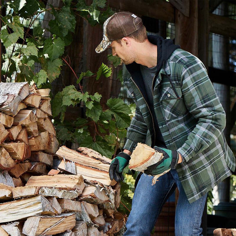 Men's Maplewood Hooded Flannel Shirt Jacket image number 5