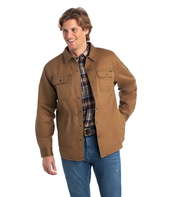 Men's Journeyman Flannel Lined Shirt Jacket image number 3