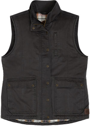 Women's Concealed Carry Saddle Country Waxed Cotton Blend Vest