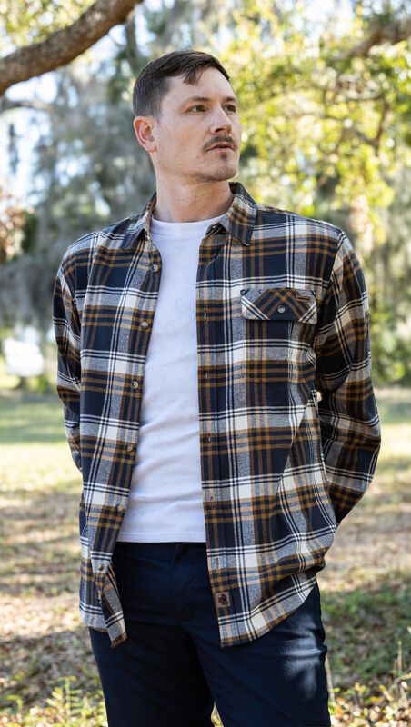 Men's Buck Camp Flannel Shirt image number 5