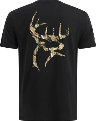 Men's Buck Commander Camo Filled Buck Short Sleeve T-Shirt