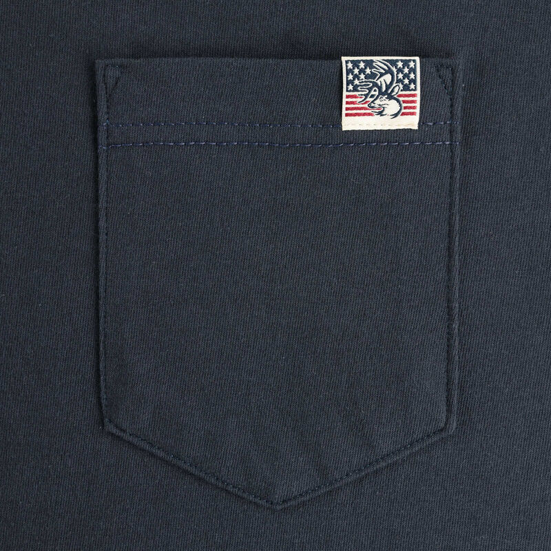 Men's Flag Stag LS T Shirt Made in the USA image number 3