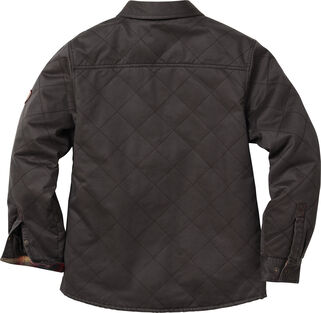 Men's Quilted Journeyman Flannel Lined Shirt Jacket