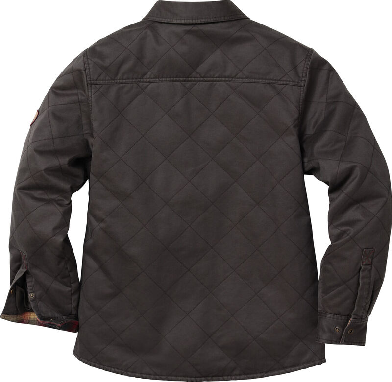 Men's Quilted Journeyman Flannel Lined Shirt Jacket image number 1