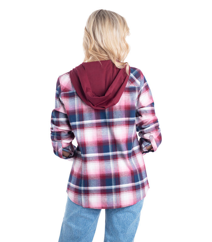 Women's Lumber Jane Hooded Flannel Shirt image number 3