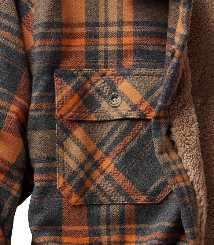 Men's Buck Commander Deerfield Flannel Berber Lined Shirt Jacket image number 3