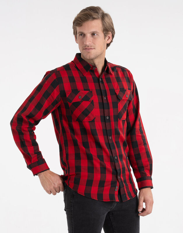 Men's Tough as Buck Heavyweight Flannel Shirt image number 3