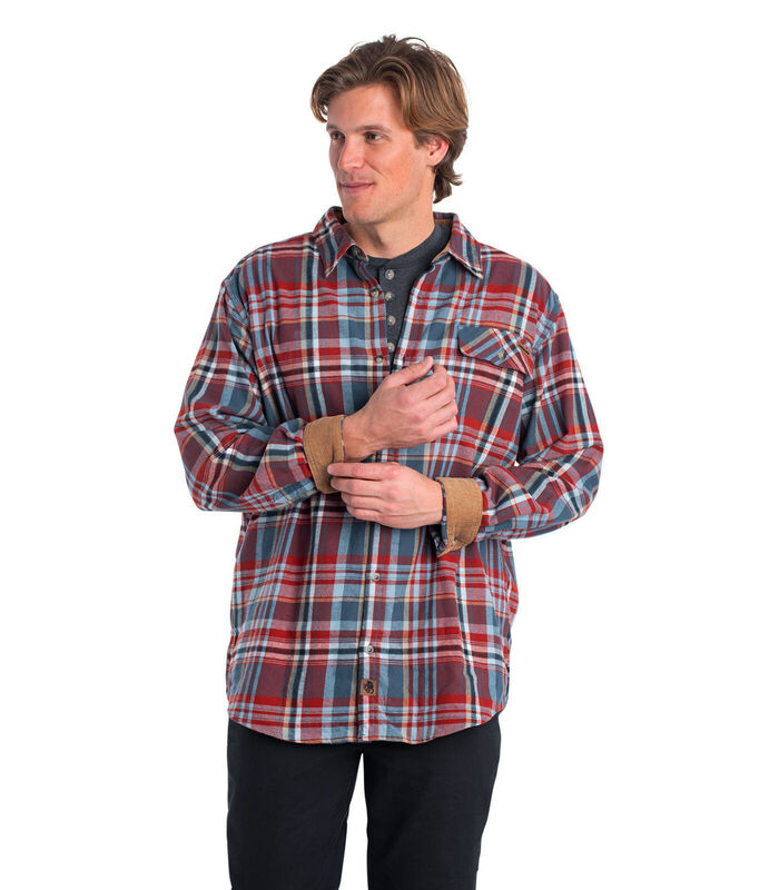 Men's Buck Camp Flannel Shirt image number 3