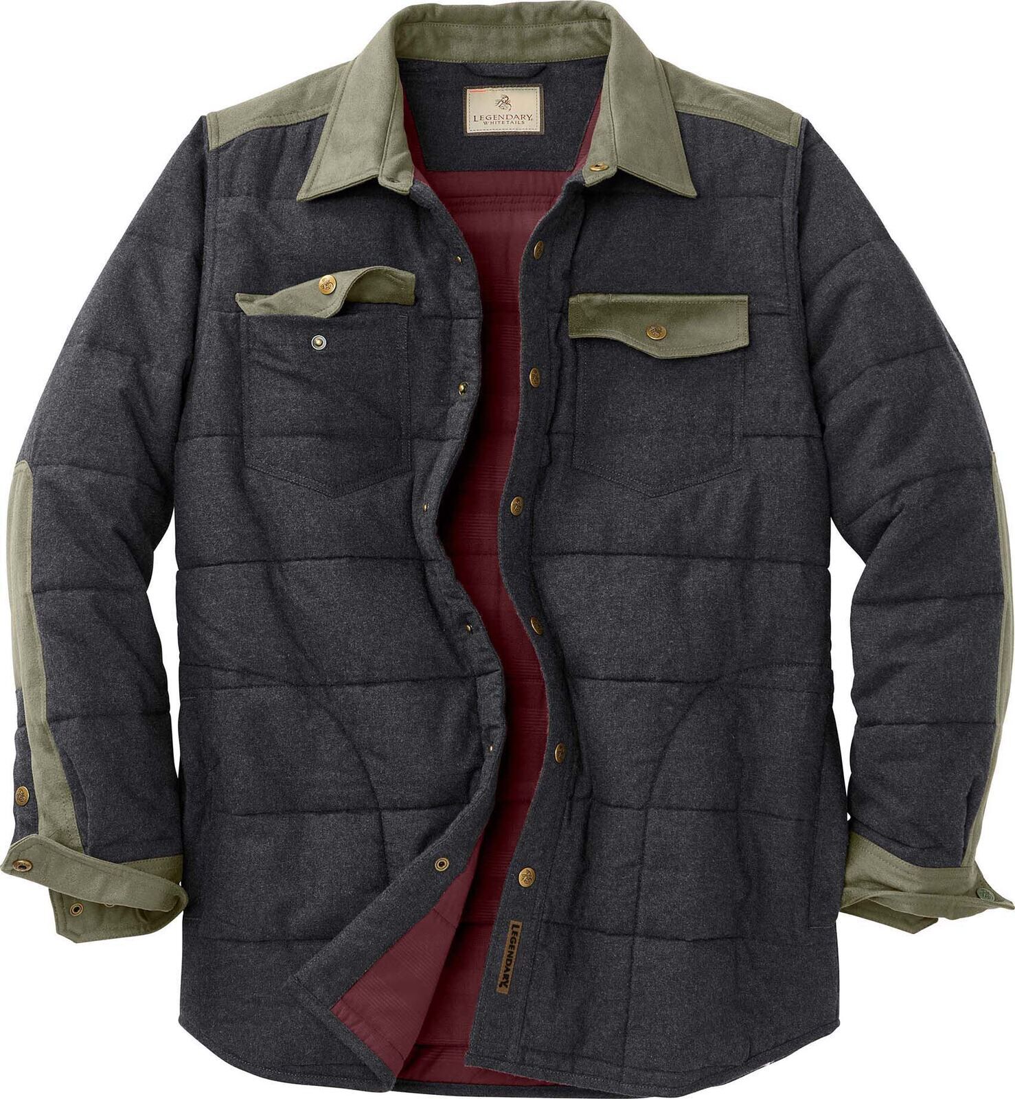 Men's High Caliber Quilted Shirt Jacket | Lightweight Warm Layering