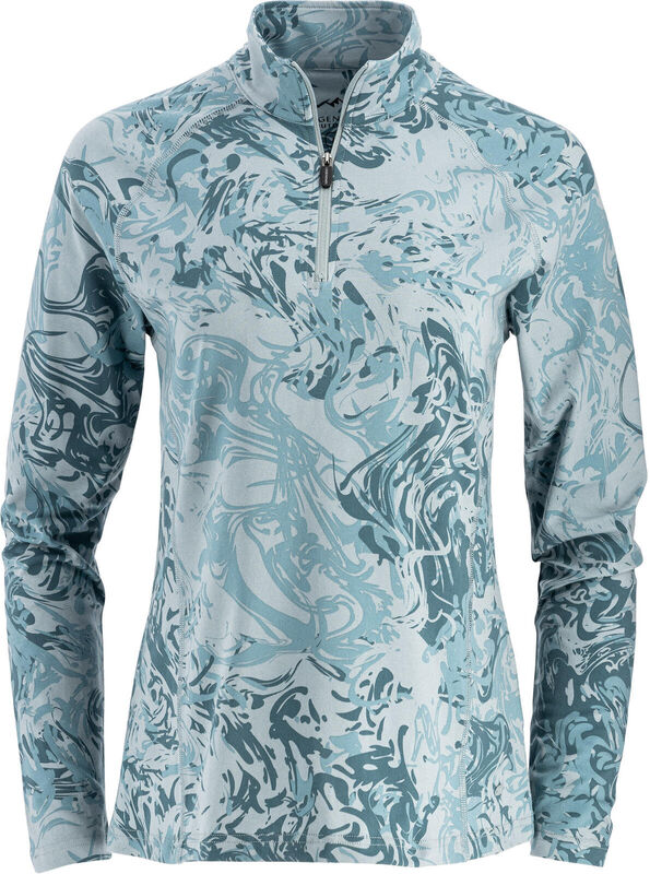 Women's 1/4-Zip Jersey Performance Pull Over Long Sleeve Shirt image number 0