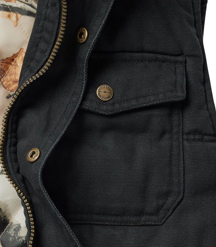 Men's Buck Commander Cabin Creek Quilted Canvas Vest image number 2