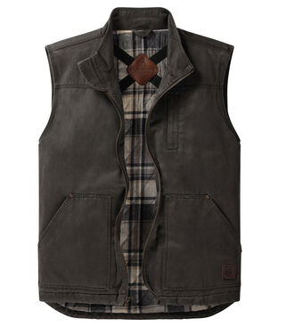 Men's Concealed Carry Journeyman Flannel Lined Vest