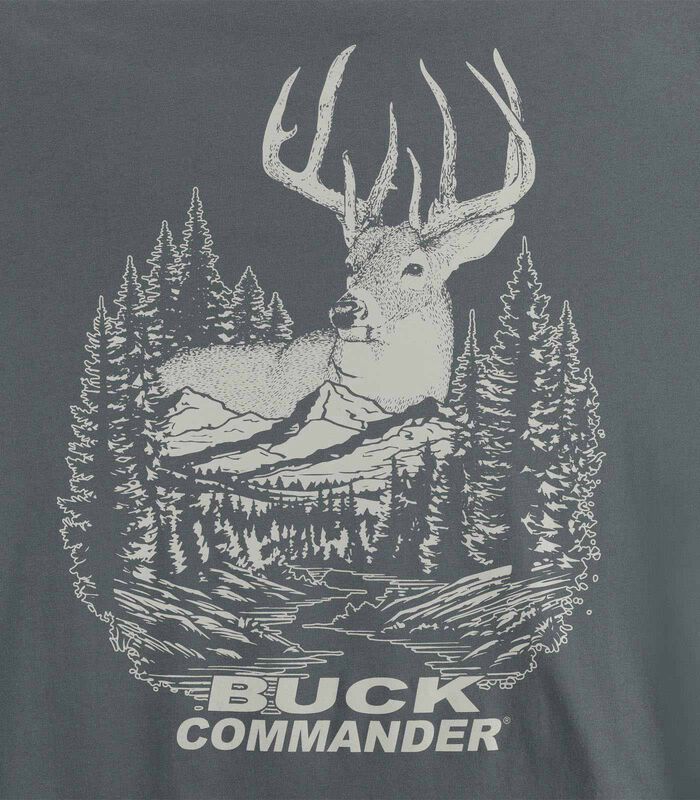Men's Buck Commander 8 Point Buck Long Sleeve Shirt image number 2
