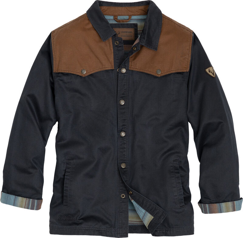 Men's Lonestar Waxed Canvas Shirt Jacket image number 0