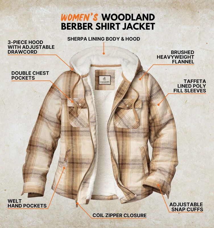 Women's Woodland Berber Shirt Jacket image number 2