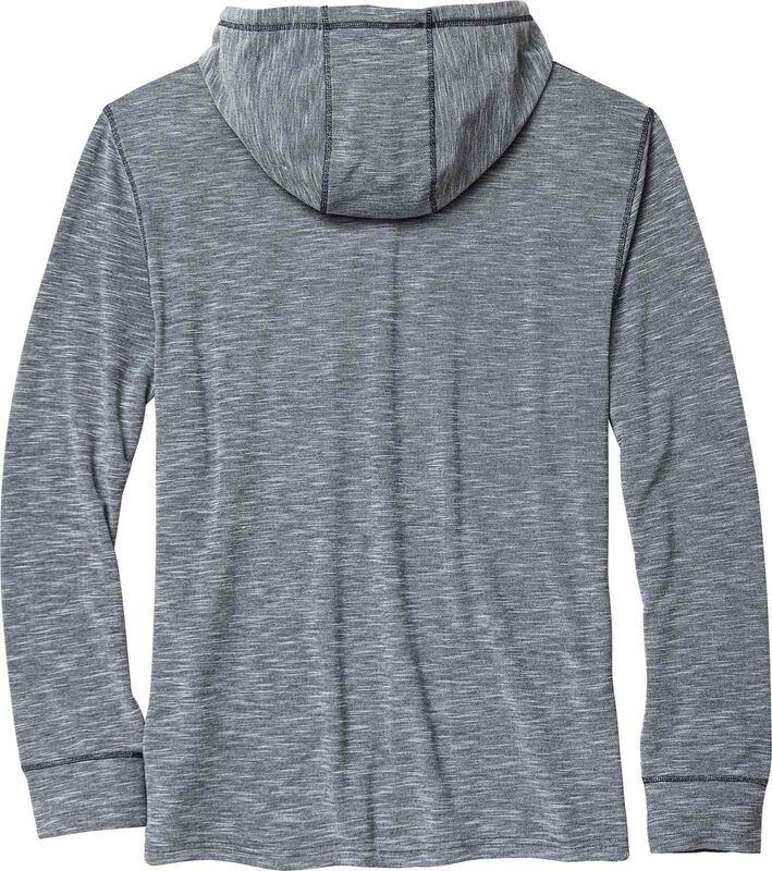 Men's Outdoors Hooded Pullover Performance Henley image number 1