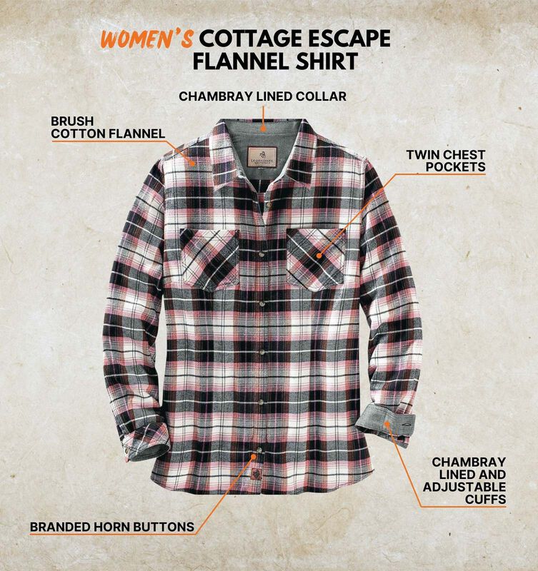 Women's Cottage Escape Flannel Shirt image number 2