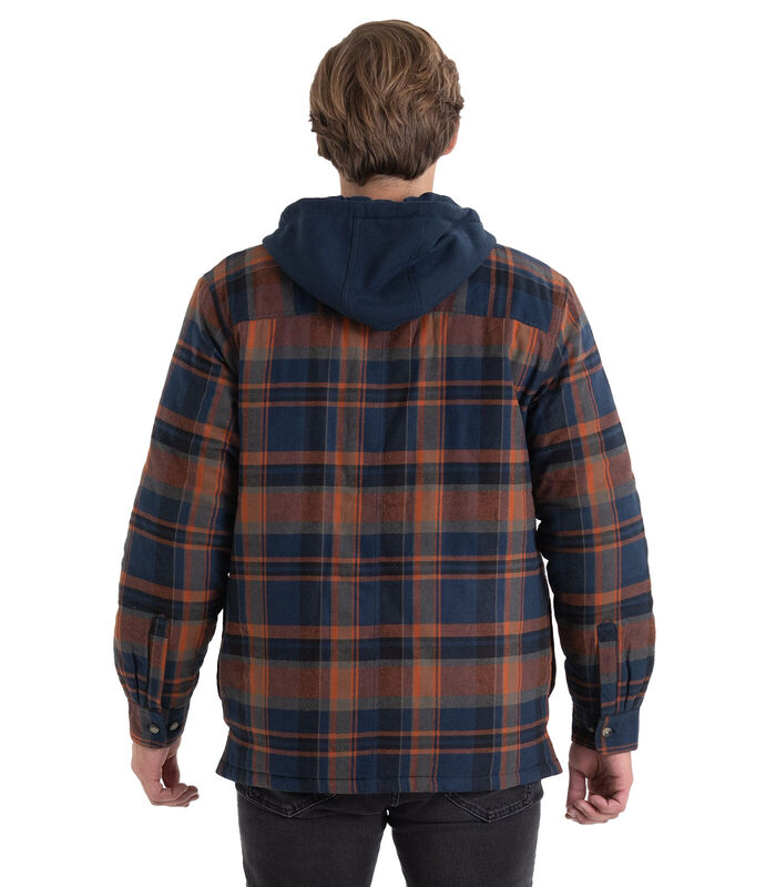 Men's Maplewood Hooded Flannel Shirt Jacket image number 4
