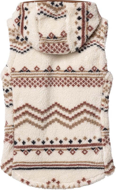 Women's Fuzzy Hide Fleece Hooded Vest image number 1