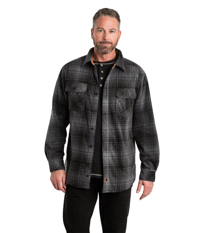 Men's Heavyweight Navigator Fleece Shirt image number 3