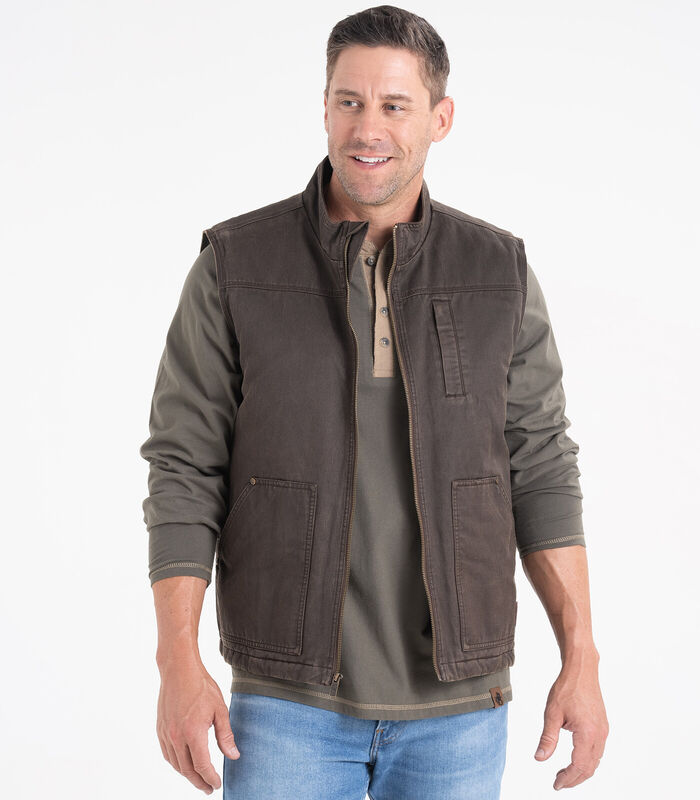 Men's Concealed Carry Journeyman Flannel Lined Vest image number 4