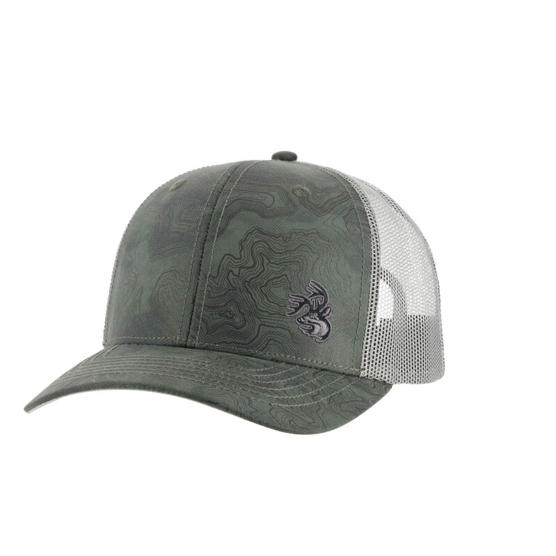 Legendary Topographical Print Snapback Hat image number 0