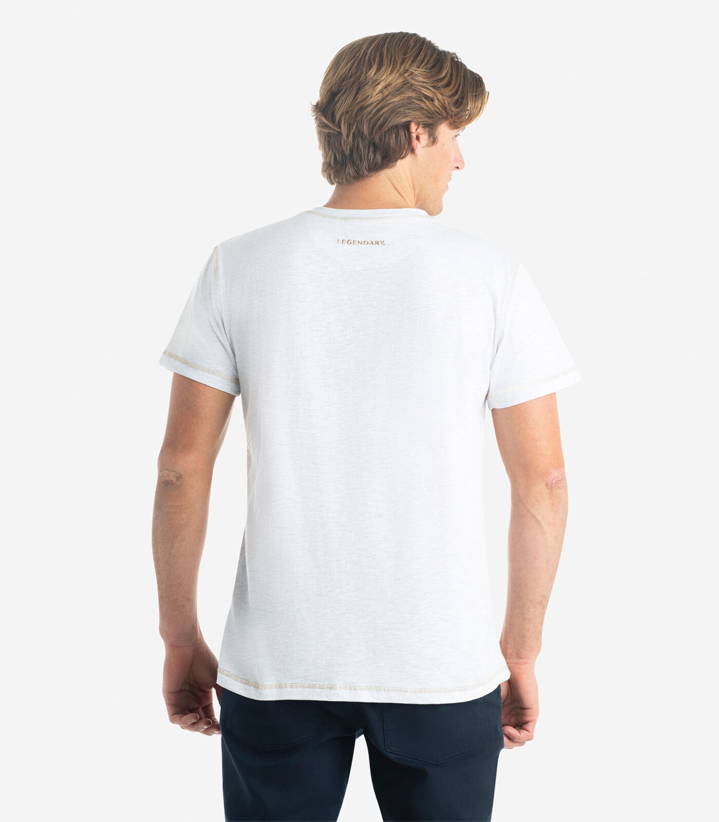 Men's Maverick Slub Henley Short Sleeve Shirt