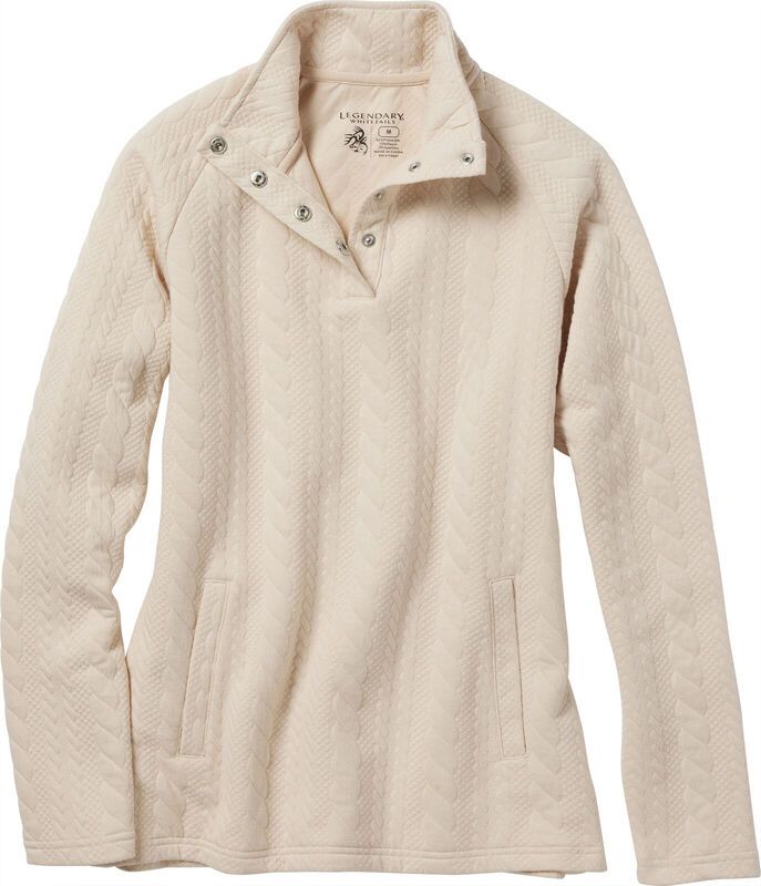 Women's Cedar Cabin Cable Knit Top image number 0