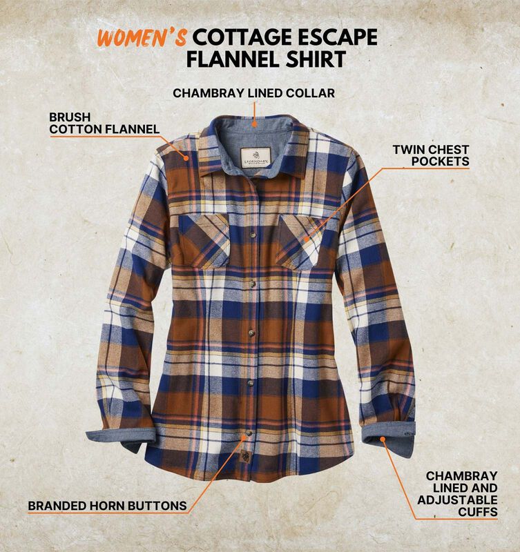 Women's Cottage Escape Flannel Shirt image number 2