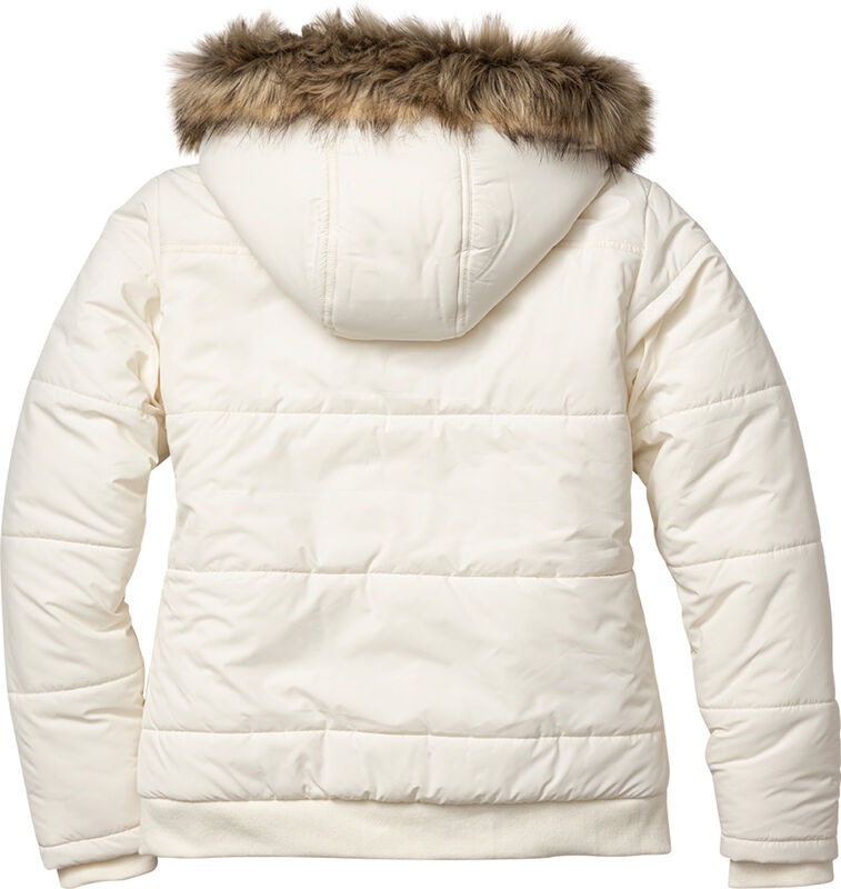 Women's Quilted Toggle Hooded Berber Lined Puffer Jacket image number 1