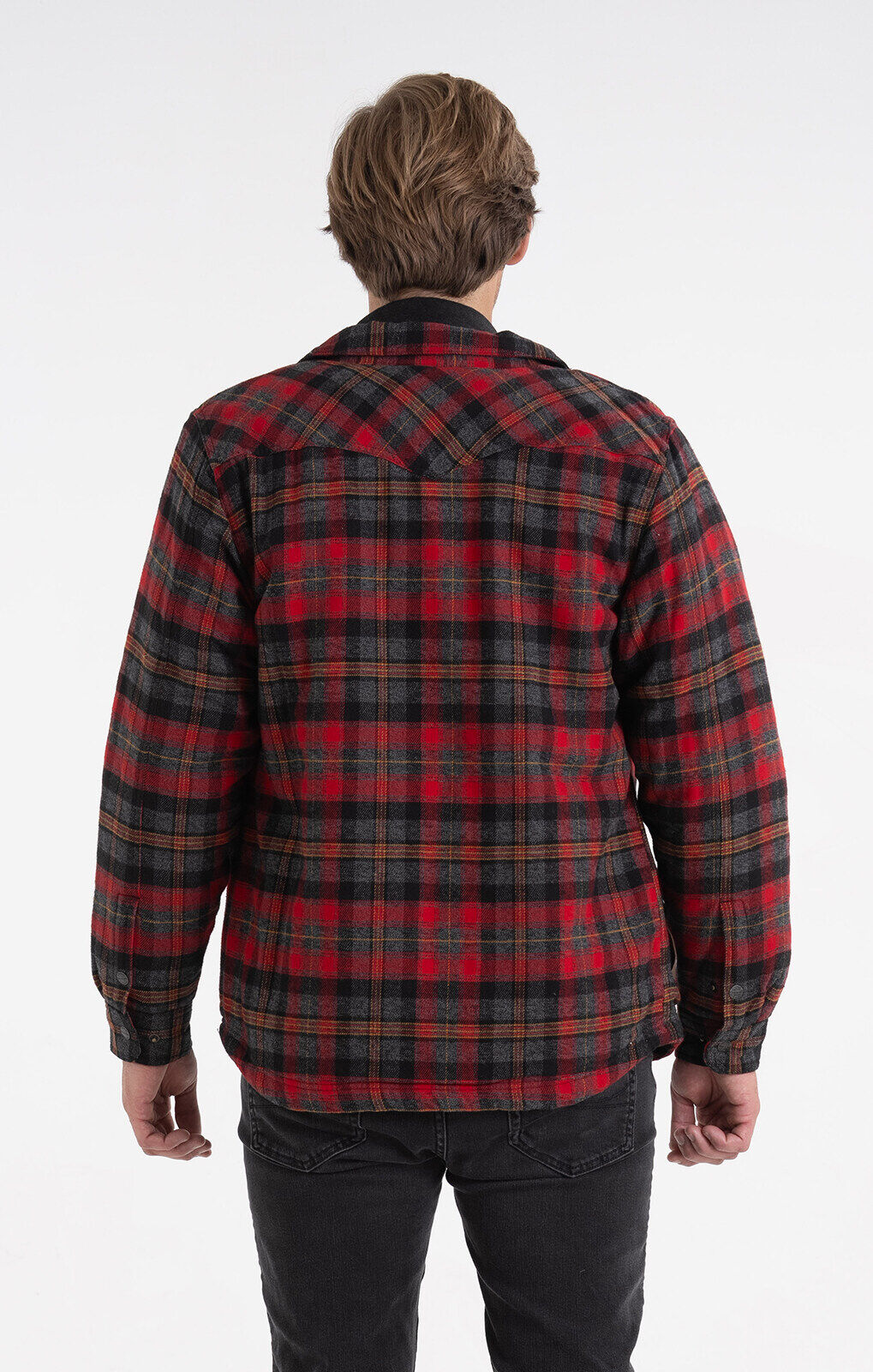 Sherpa lined shirt mens 2025
