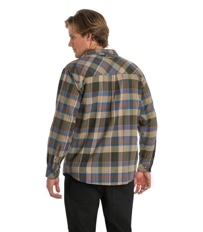 Men's Buck Camp Flannel Shirt image number 4